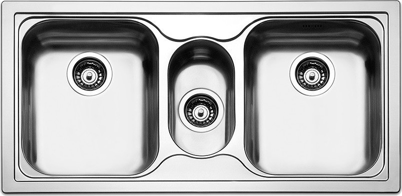 Νεροχύτης Κουζίνας Ανοξείδωτος Anniversario 100x50 Αpell Inox Λείο