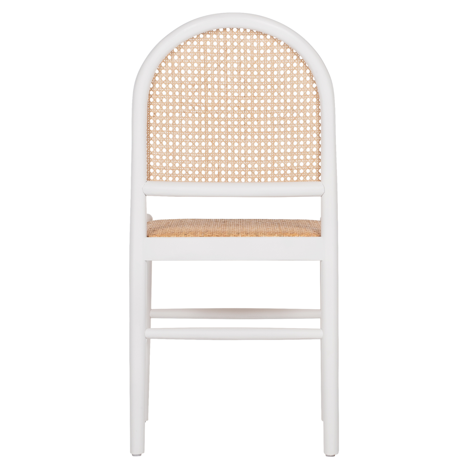 ΚΑΡΕΚΛΑ ΑΠΟ ΟΞΙΑ ΣΕ ΛΕΥΚΟ-RATTAN ΜΠΕΖ HM9407.03 43x50x87Yεκ.