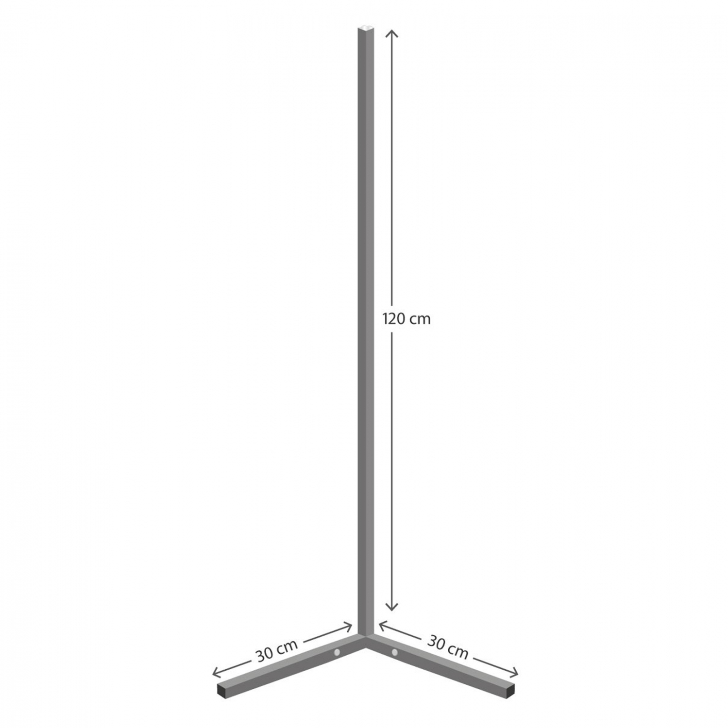 ΦΩΤΙΣΤΙΚΟ ΔΑΠΕΔΟΥ ΜΑΥΡΟ ΜΕ RGB LED & ΑΣΥΡΜΑΤΟ ΧΕΙΡΙΣΤΗΡΙΟ HM7309 30x30x120 εκ.