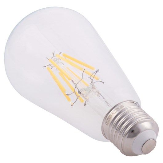 ΛΑΜΠΤΗΡΑΣ HM4188.01 LED FILAMENT 8W E27 DIMMABLE 3000K ΔΙΑΦΑΝΟΣ