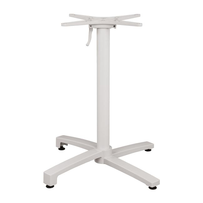 ΒΑΣΗ ΑΛΟΥΜΙΝΙΟΥ HM459.02 ΛΕΥΚΟ ΜΑΤ 69Χ69Χ73Υεκ. ΜΕ ΕΠΙΦΑΝΕΙΑ 48Χ48εκ.