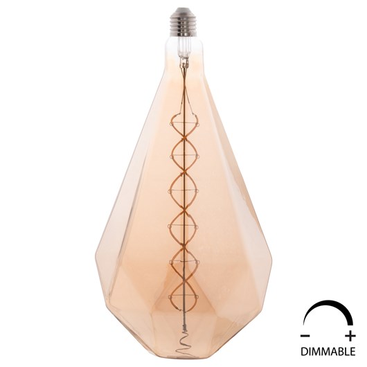 ΛΑΜΠΤΗΡΑΣ LED FILAMENT 8W E27 3000K GOLD COLOR DIMMABLE HM4057