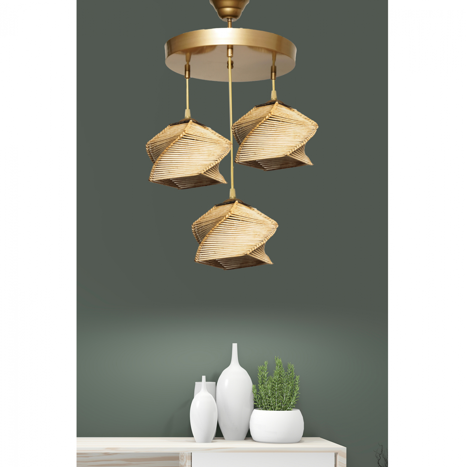 ΦΩΤΙΣΤΙΚΟ ΟΡΟΦΗΣ ΕΣΩΤΕΡΙΚΟΥ ΧΩΡΟΥ ΣΕ ΦΥΣΙΚΟ ΧΡΩΜΑ HM7493.02 35x35x85 εκ.