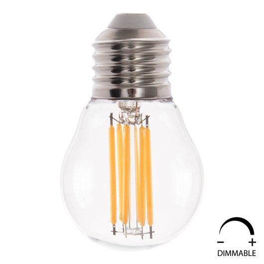 ΛΑΜΠΤΗΡΑΣ HM4046.01 LED FILAMENT 6W E27 2700K ΔΙΑΦΑΝΟ DIMMABLE