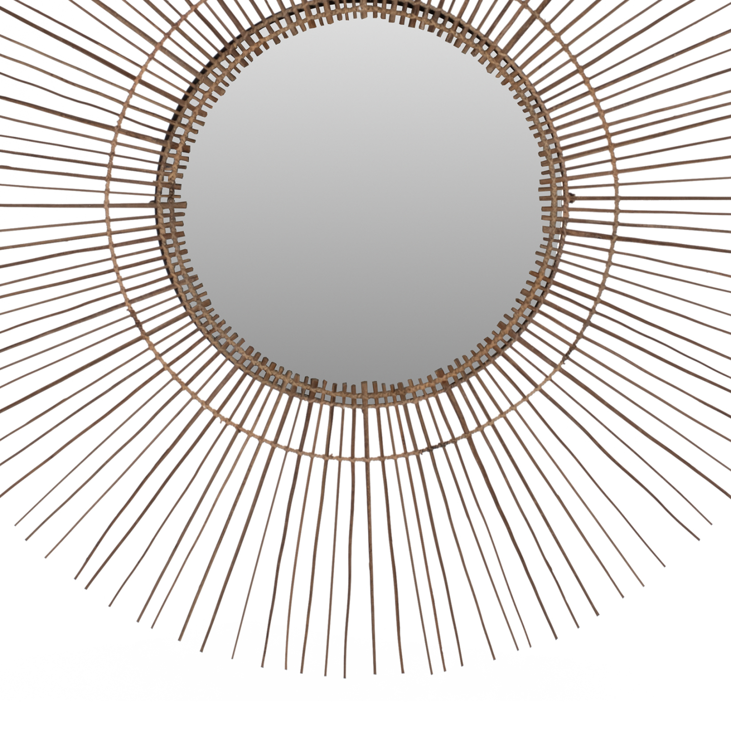 ΚΑΘΡΕΠΤΗΣ ΤΟΙΧΟΥ ΣΤΡΟΓΓΥΛΟΣ ΜΕ STICKS ΚΟΚΟΦΟΙΝΙΚΑ ΣΕ ΦΥΣΙΚΟ 120x4x120Yεκ.HM7732