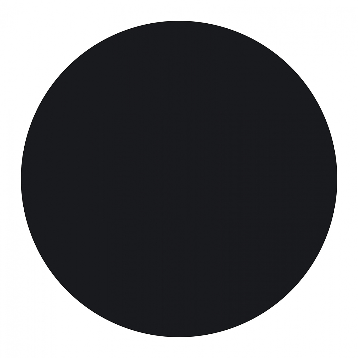 ΕΠΙΦΑΝΕΙΑ ΤΡΑΠΕΖΙΟΥ HPL HM5842.01 ΜΑΥΡΗ Φ69 εκ. ΠΑΧΟΥΣ 12mm.