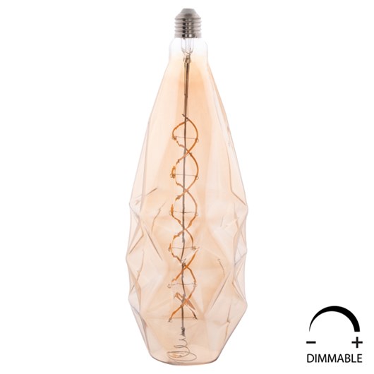 ΛΑΜΠΤΗΡΑΣ LED FILAMENT 8W E27 3000K GOLD COLOR DIMMABLE HM4058