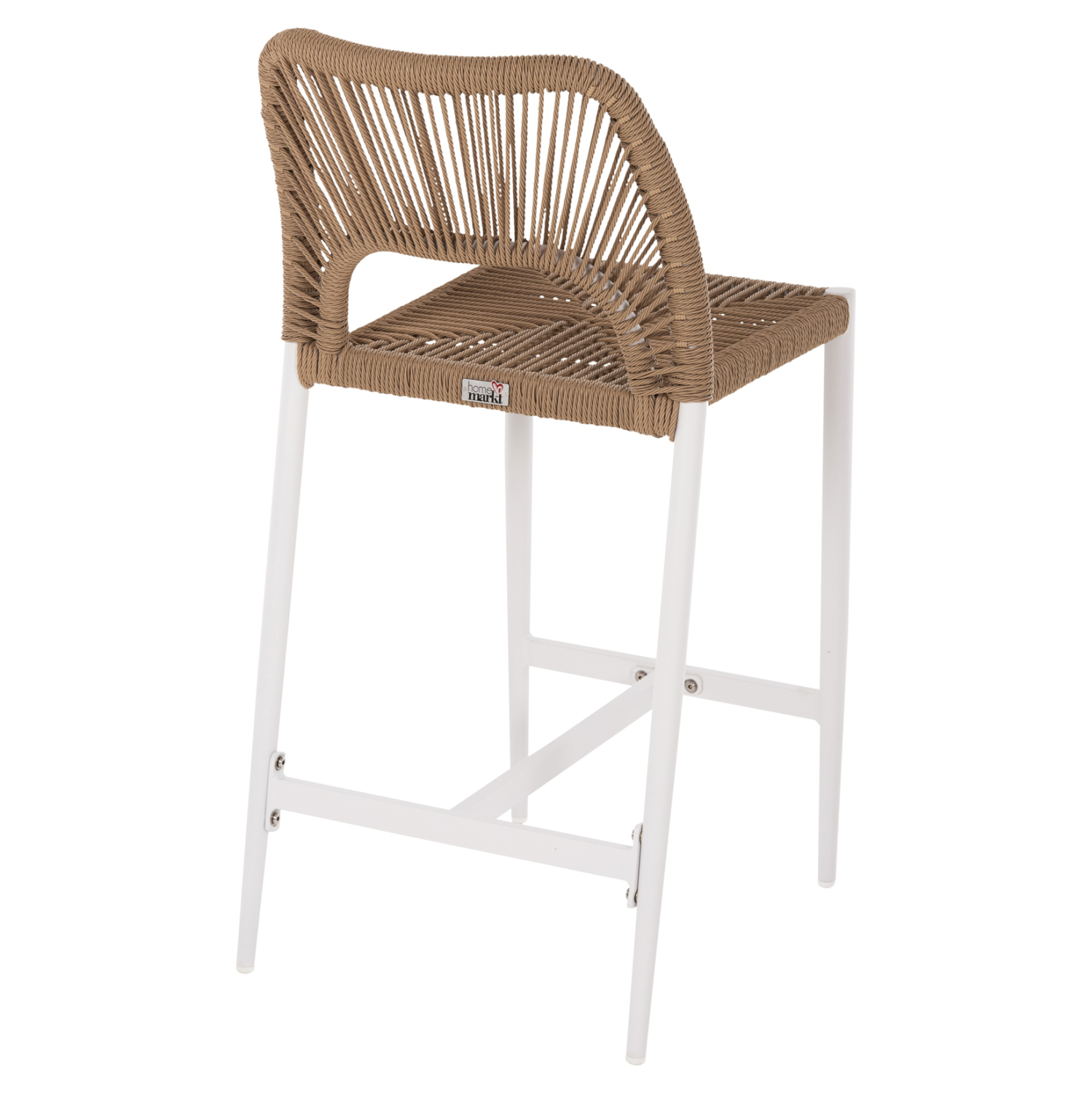 ΣΚΑΜΠΟ ΜΠΑΡ ΜΕΣ.ΥΨΟΥΣ NOJO HM5920.01 ΛΕΥΚΟ ΑΛΟΥΜΙΝΙΟ--ΜΠΕΖ ΣΥΝΘ.RATTAN 40x55.5x99Yεκ