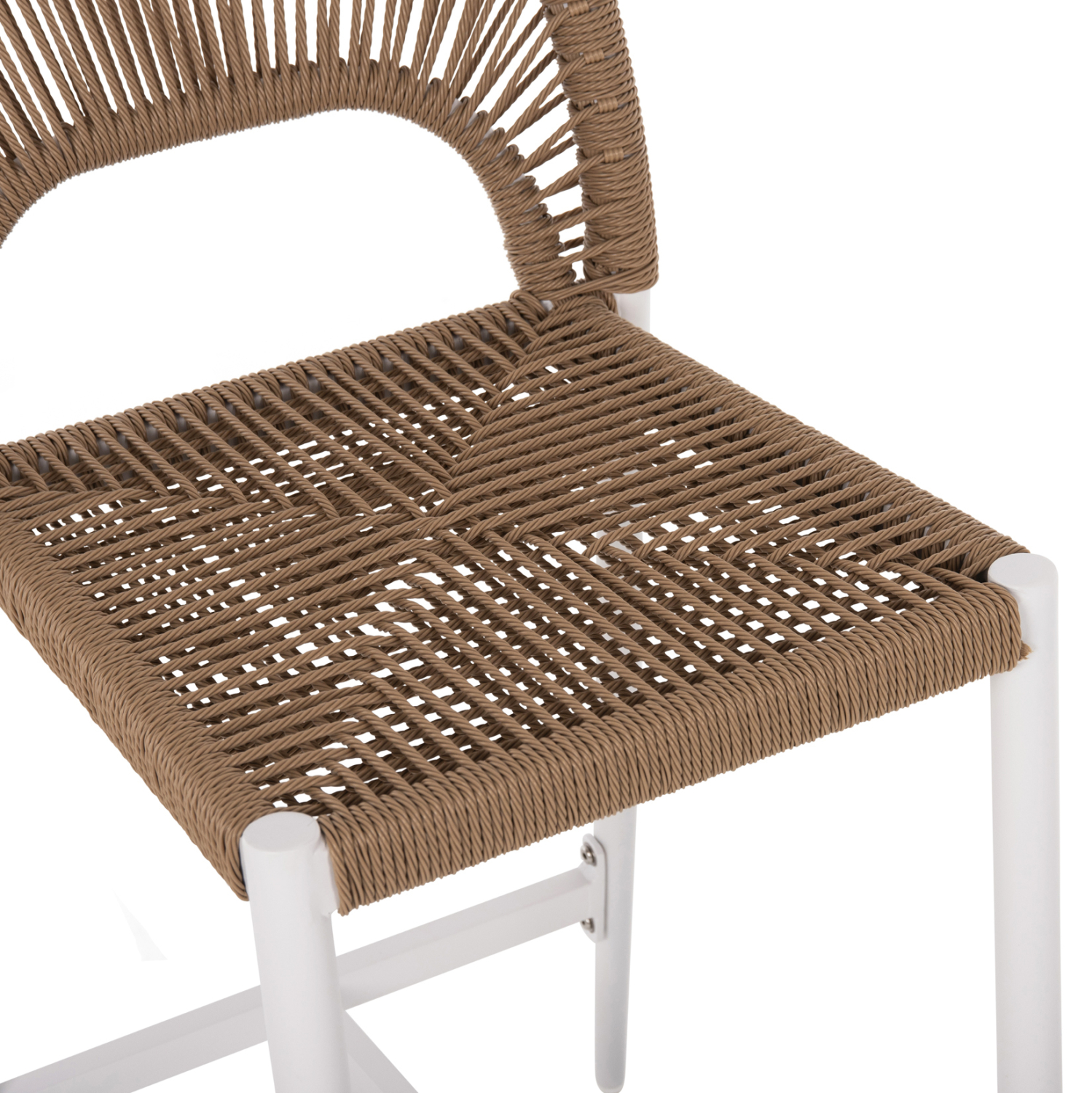 ΣΚΑΜΠΟ ΜΠΑΡ ΜΕΣ.ΥΨΟΥΣ NOJO HM5920.01 ΛΕΥΚΟ ΑΛΟΥΜΙΝΙΟ--ΜΠΕΖ ΣΥΝΘ.RATTAN 40x55.5x99Yεκ