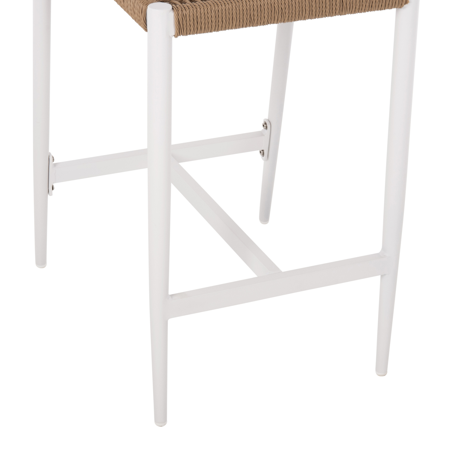 ΣΚΑΜΠΟ ΜΠΑΡ ΜΕΣ.ΥΨΟΥΣ NOJO HM5920.01 ΛΕΥΚΟ ΑΛΟΥΜΙΝΙΟ--ΜΠΕΖ ΣΥΝΘ.RATTAN 40x55.5x99Yεκ