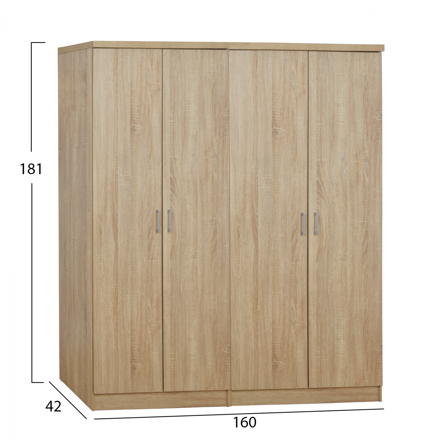 ΣΕΤ 2 ΤΜΧ ΝΤΟΥΛΑΠΑ 4ΦΥΛΛΗ SONAMA 160X42X181 HM11350.02