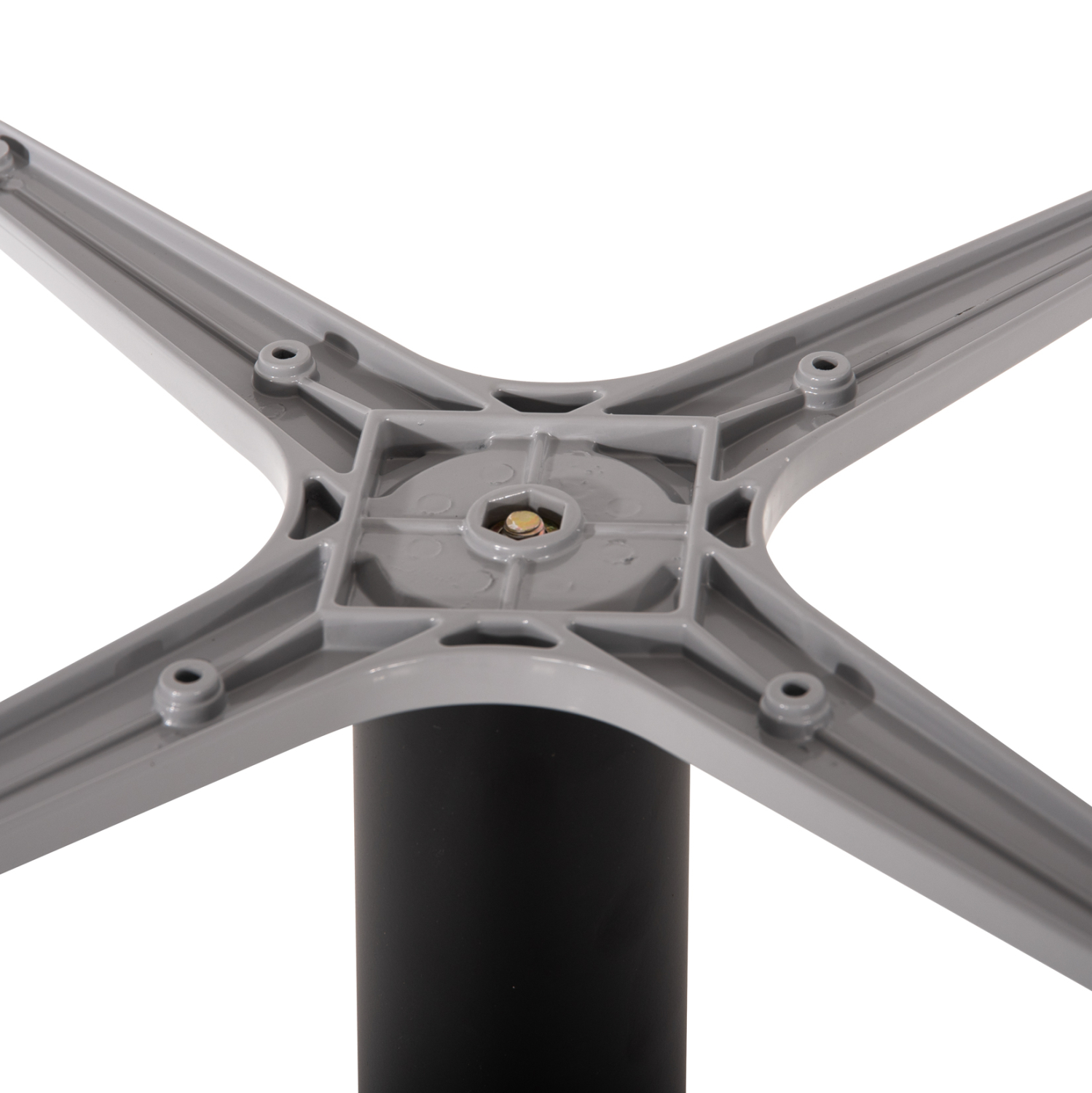 ΒΑΣΗ ΤΡΑΠΕΖΙΟΥ ΑΛΟΥΜΙΝΙΟΥ ΓΚΡΙ HM475.20 ΣΤΑΥΡΟΣ 46Χ46εκ 46Χ46Χ72Υεκ.