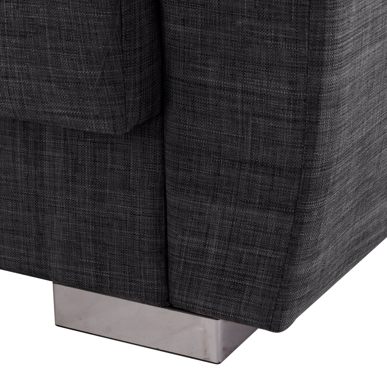 ΚΑΝΑΠΕΣ ΚΡΕΒΑΤΙ POLYA ΔΙΘΕΣΙΟΣ ΓΚΡΙ HM3241.03 153x87x77Υεκ.