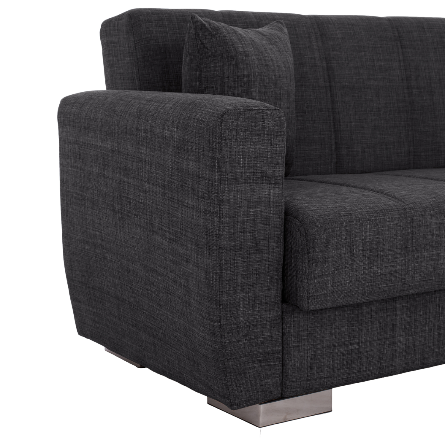 ΚΑΝΑΠΕΣ ΚΡΕΒΑΤΙ POLYA ΔΙΘΕΣΙΟΣ ΓΚΡΙ HM3241.03 153x87x77Υεκ.