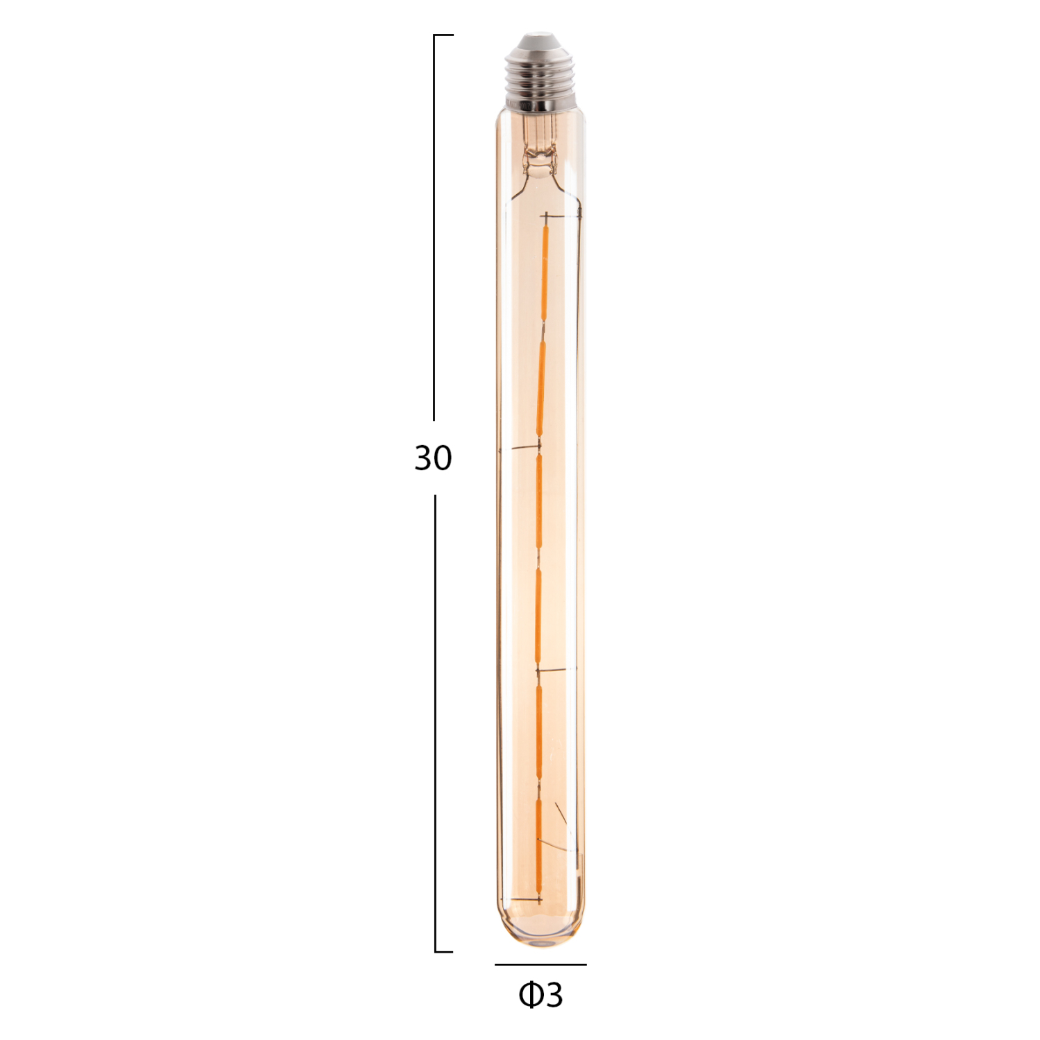 ΛΑΜΠΤΗΡΑΣ HM4190 LED FILAMENT 6W E27 3000K ΧΡΥΣΟ DIMMABLE