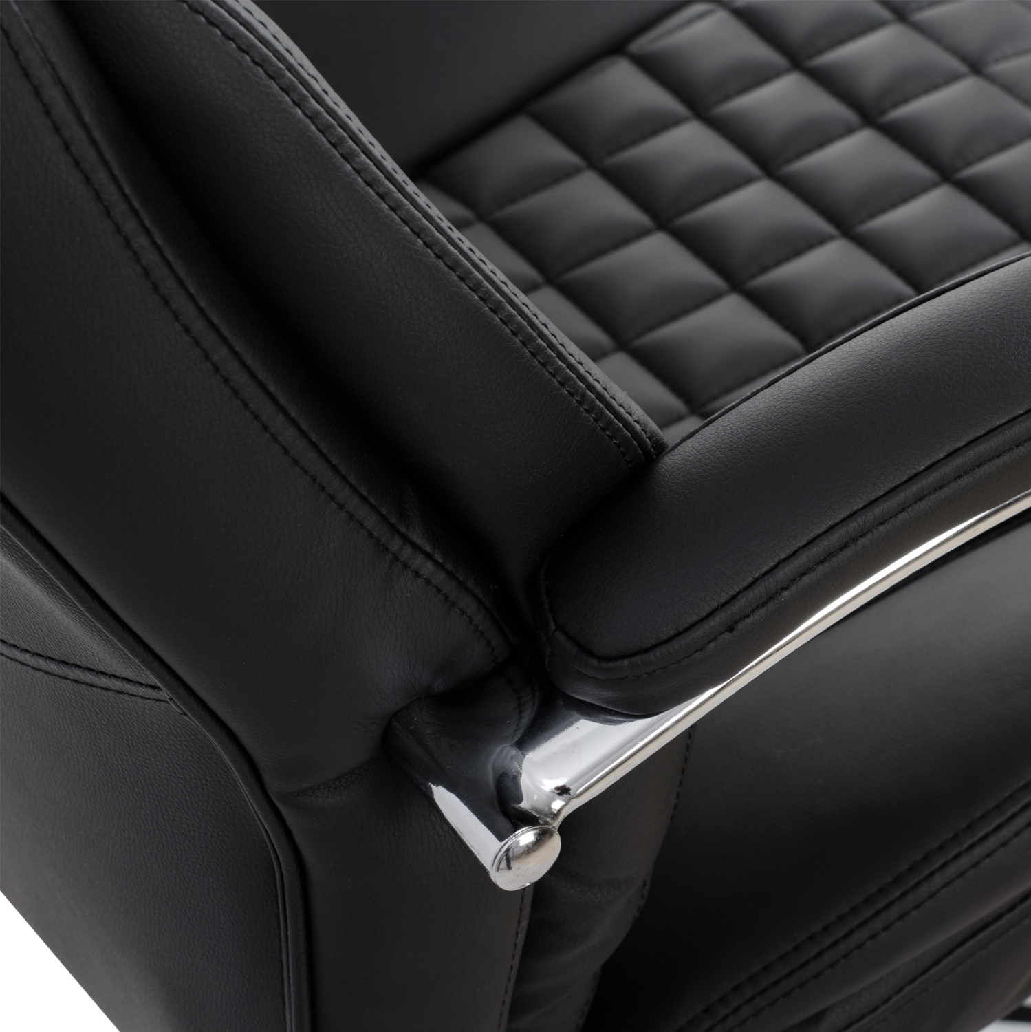 ΑΝΤΑΛΛΑΚΤΙΚO ΚΑΘΙΣΜΑ ΓΙΑ ΚΑΡΕΚΛΑ ΓΡΑΦΕΙΟΥ HM1097.01 ΜΑΥΡΟ PU 57x11x56εκ.