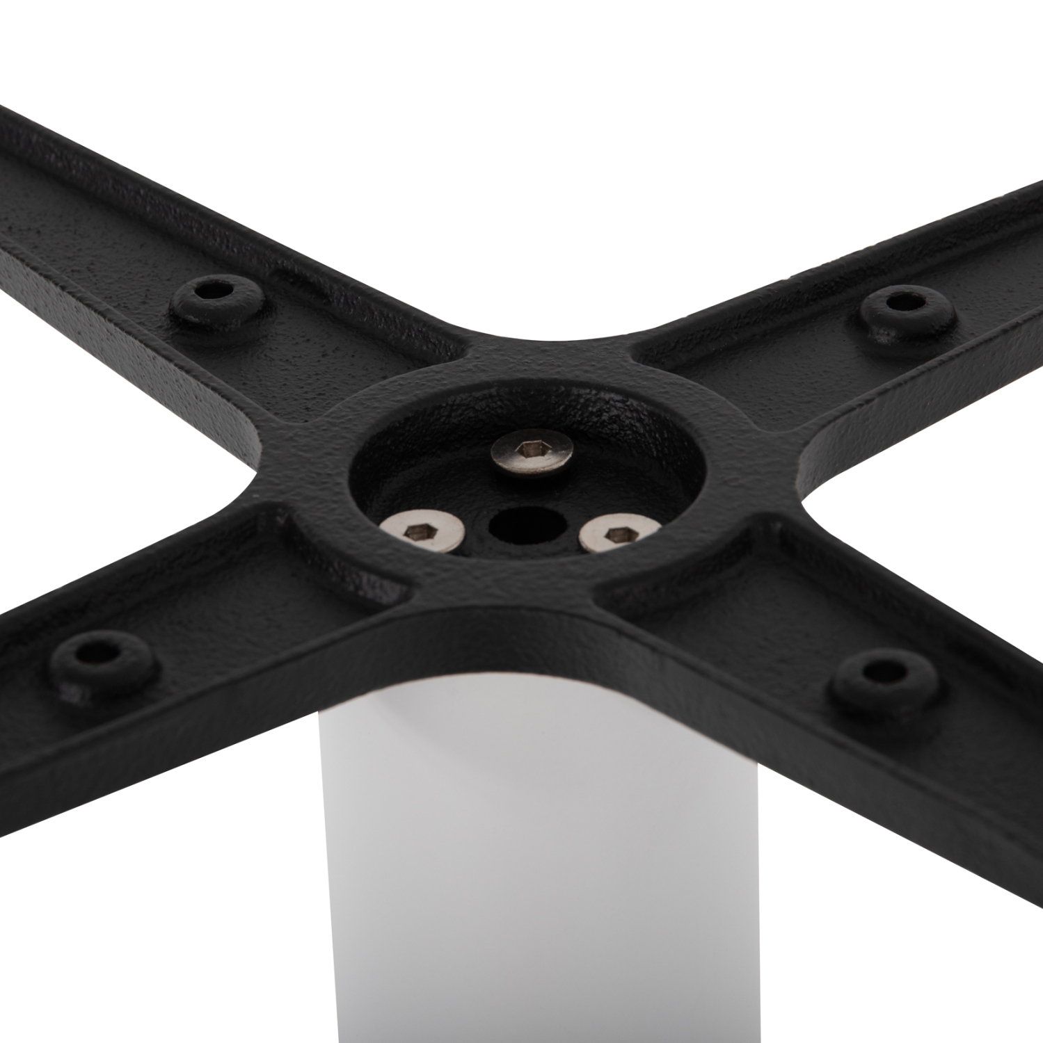 ΒΑΣΗ ΜΠΑΡ ΜΕΤΑΛΛΙΚΗ ΛΕΥΚΗ ΜΑΤ 46Χ46Χ108Yεκ. ΜΕ ΡΕΓΟΥΛΑΤΟΡΟΥΣ HM439.02