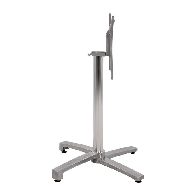 ΒΑΣΗ ΑΛΟΥΜΙΝΙΟΥ ΠΤΥΣΣΟΜΕΝΗ ΧΡΩΜΙΟΥ 69Χ69Χ73Υεκ. ΜΕ ΣΤΑΥΡΟ 48Χ48εκ.HM459.03