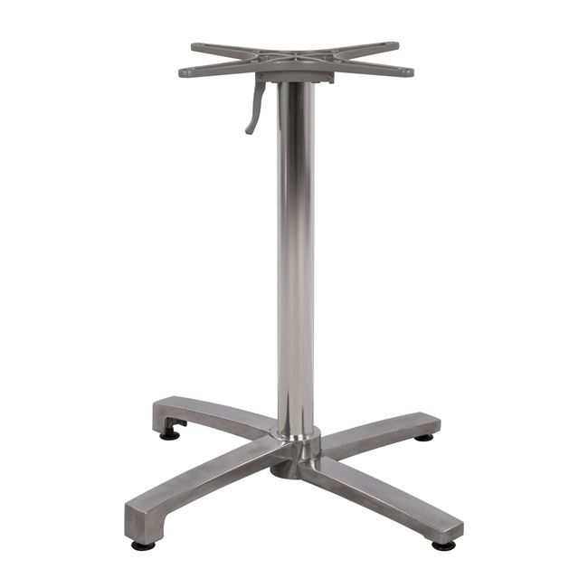 ΒΑΣΗ ΑΛΟΥΜΙΝΙΟΥ ΠΤΥΣΣΟΜΕΝΗ ΧΡΩΜΙΟΥ 69Χ69Χ73Υεκ. ΜΕ ΣΤΑΥΡΟ 48Χ48εκ.HM459.03