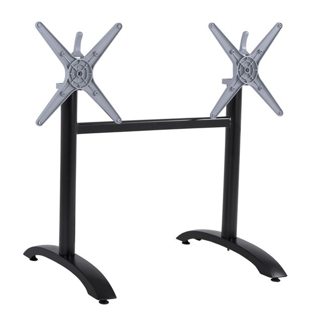 ΒΑΣΗ ΑΛΟΥΜΙΝΙΟΥ ΔΙΣΤΗΛΗ HM468.01 ΜΑΥΡΟ ΜΑΤ 78X59,5X73Υ εκ.