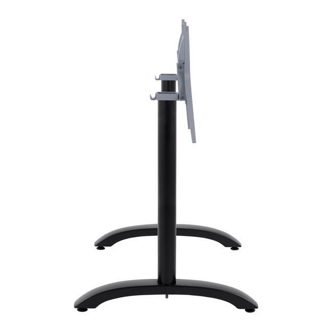 ΒΑΣΗ ΑΛΟΥΜΙΝΙΟΥ ΔΙΣΤΗΛΗ HM468.01 ΜΑΥΡΟ ΜΑΤ 78X59,5X73Υ εκ.