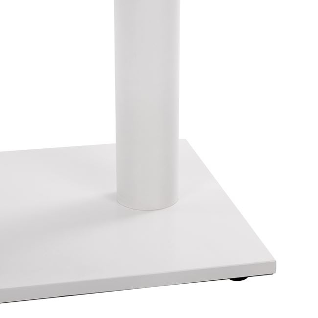 ΒΑΣΗ ΜΕΤΑΛΛΙΚΗ ΔΙΠΛΗ ΛΕΥΚΗ ΜΑΤ 80Χ40Χ72Υεκ. ΜΕ ΡΕΓΟΥΛΑΤΟΡΟΥΣ HM435.12