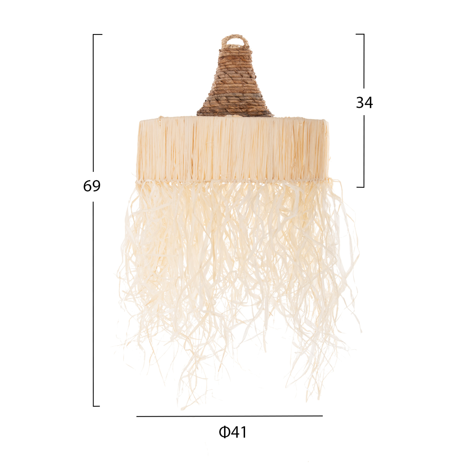 ΦΩΤΙΣΤΙΚΟ ΟΡΟΦΗΣ ΚΡΕΜΑΣΤΟ ΜΕ ΚΡΟΣΙΑ HM7853 ΙΝΕΣ ΦΟΙΝΙΚΑ ΑΠΟΞΗΡΑΜΕΝΕΣ Φ41x34Yεκ