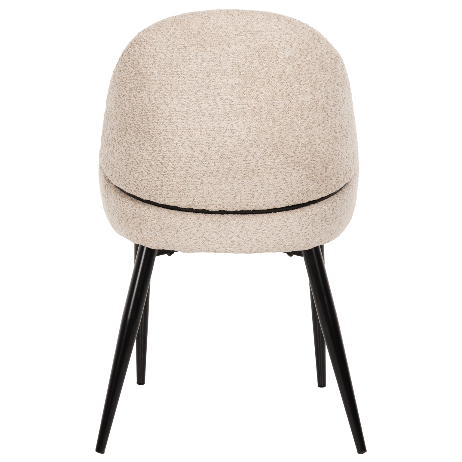 ΚΑΡΕΚΛΑ SARKY HM8585.02 ΥΦΑΣΜΑ ΜΠΟΥΚΛΕ ΕΚΡΟΥ ΜΕ ΜΕΤΑΛΛΙΚΑ ΠΟΔΙΑ 56x64x88Yεκ.