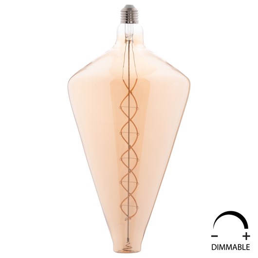 ΛΑΜΠΤΗΡΑΣ LED FILAMENT 8W E27 3000K GOLD COLOR DIMMABLE HM4054.02