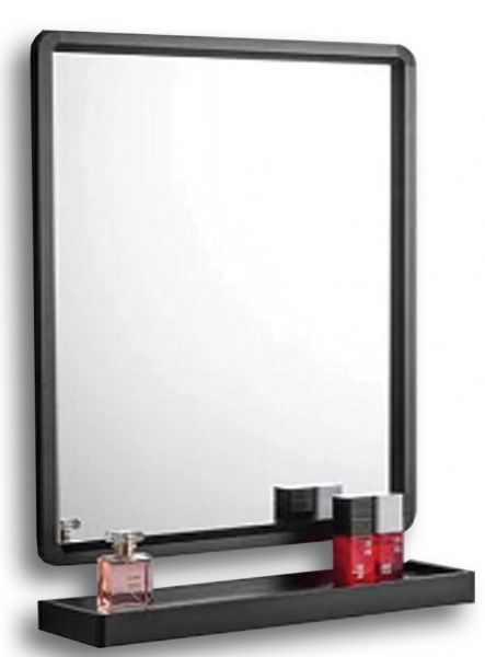 NERINA ΚΑΘΡΕΠΤΗΣ 48*63 ΜΕ ΕΤΑΖΕΡΑ ΜΑΥΡΗ ΙΝΟΧ