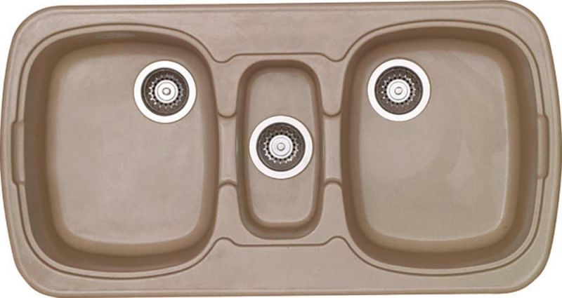 BARI ΝΕΡΟΧΥΤΗΣ ΣΥΝΘΕΤΙΚΟΣ 2 1/2 ΓΟΥΡΝΕΣ 97Χ51 ΓΡΑΝΙΤΗ CAPPUCINO