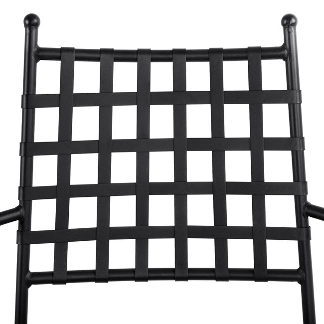 ΜΕΤΑΛΛΙΚΗ ΠΟΛΥΘΡΟΝΑ KENNEDY HM5171.11 ΣΕ ΜΑΥΡΗ ΑΠΟΧΡΩΣΗ 57x60x92 cm