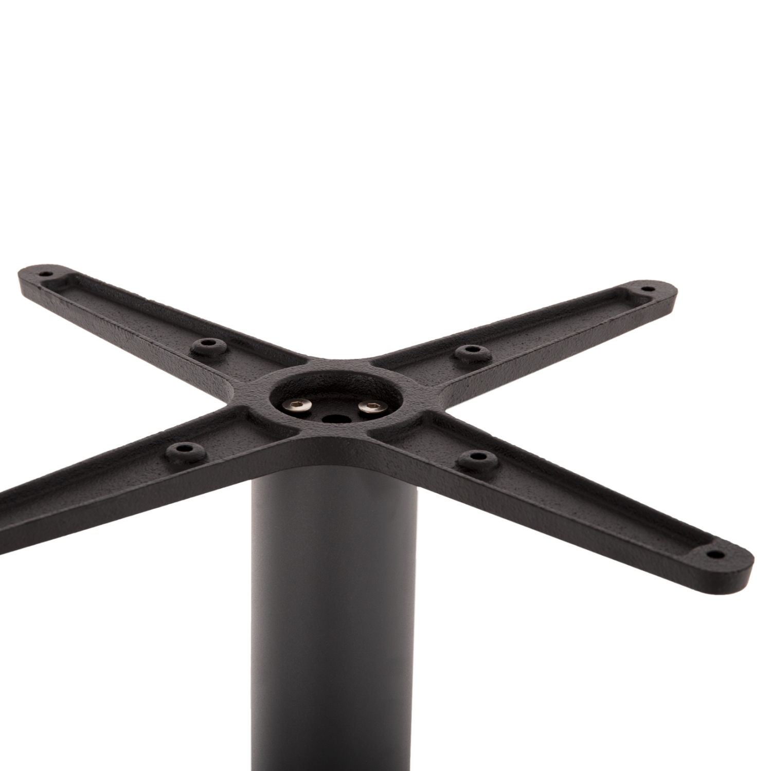 ΒΑΣΗ ΤΡΑΠΕΖΙΟΥ ΜΠΑΡ ΜΕΤΑΛΛΙΚΗ ΓΚΡΙ ΜΑΤ 46Χ46Χ108Yεκ. ΜΕ ΡΕΓΟΥΛΑΤΟΡΟΥΣ HM439.20