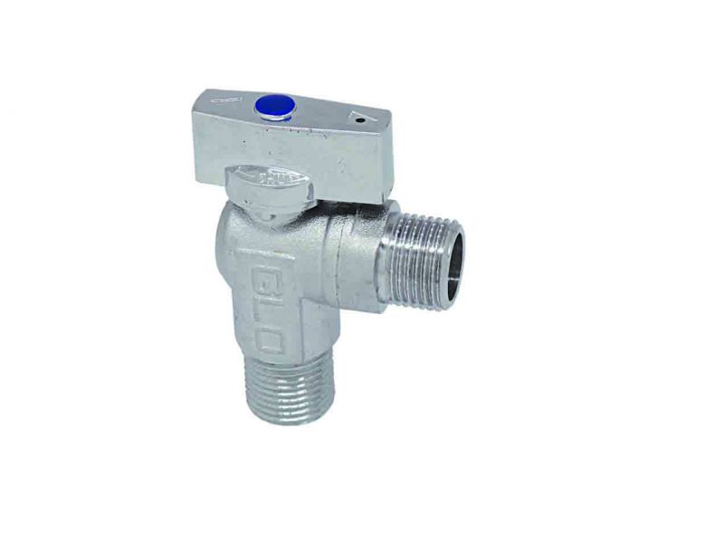 GLO - ΔΙΑΚΟΠΤΗΣ ΣΦΑΙΡΙΚΟΣ ΓΩΝΙΑΚΟΣ 1/2"x1/2" 190ΓΡΑΜ