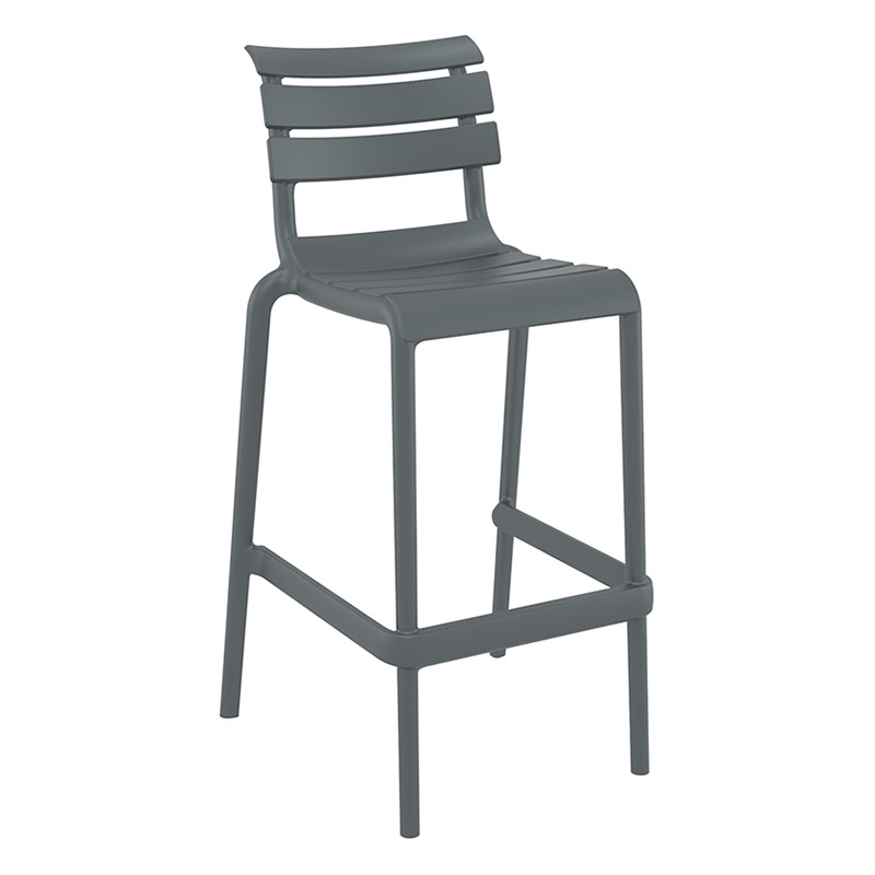 HELEN 75εκ. ΣΚΑΜΠΟ DARK GREY ΠΟΛ/ΝΙΟΥ 53X55X105εκ.