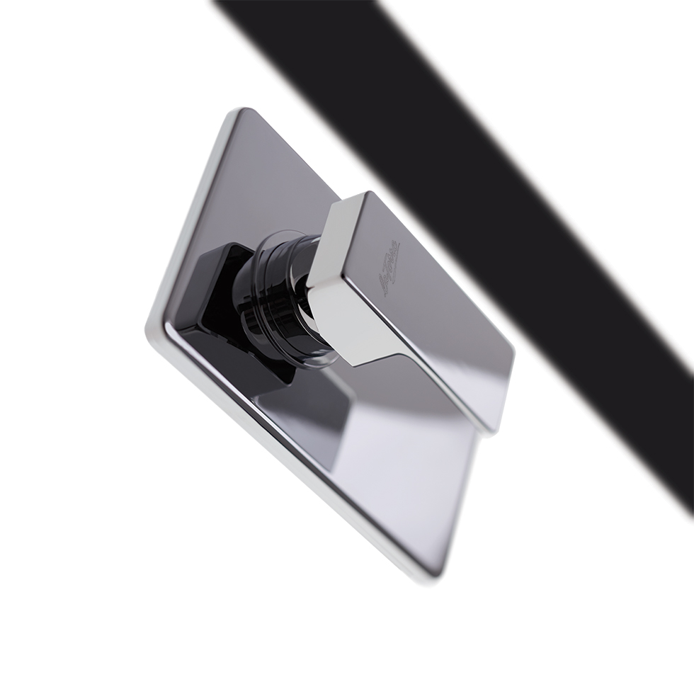 Μίκτης εντοιχισμού 1 εξόδου χρωμέ Profili plus by La Torre 45050-100