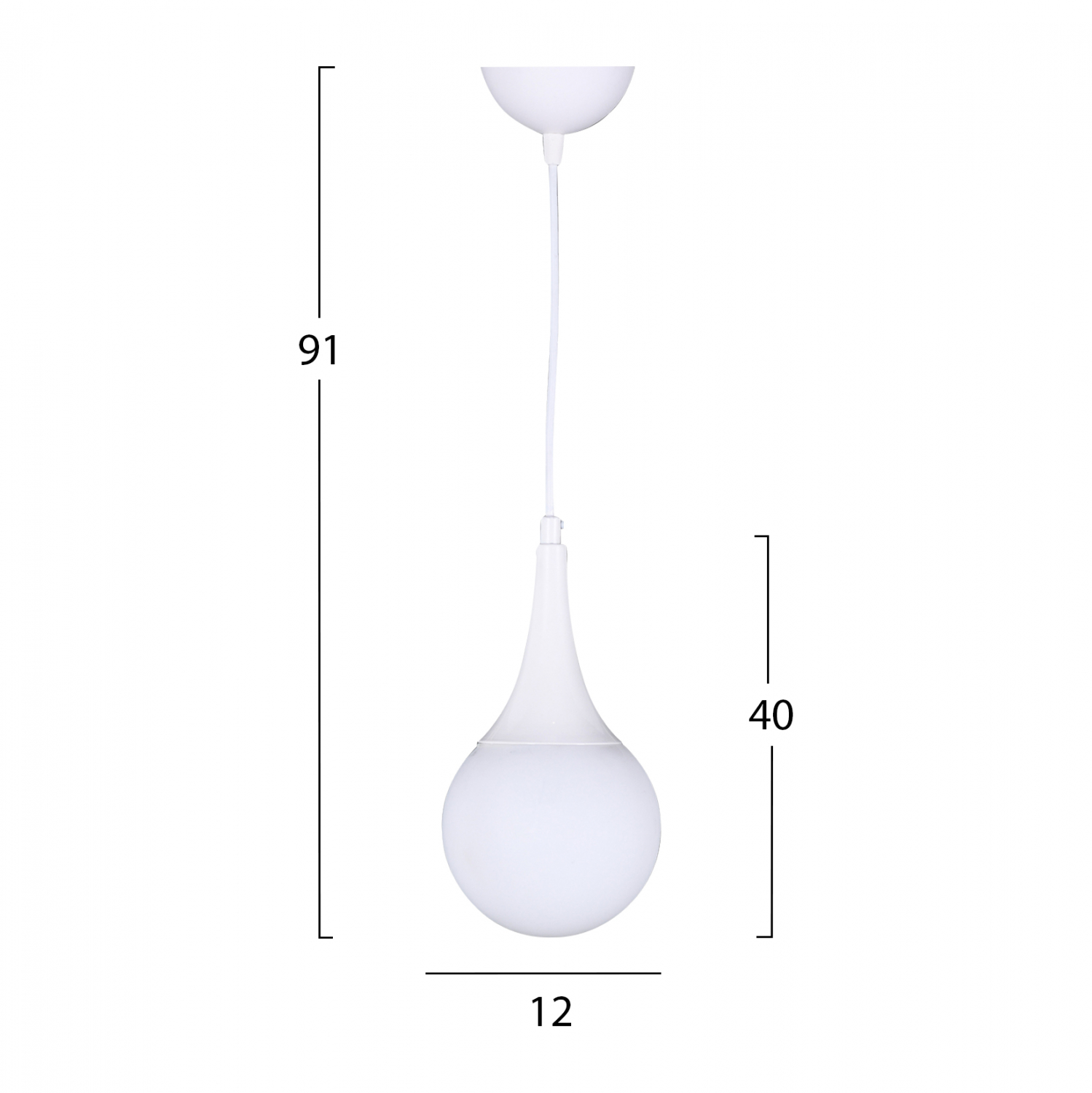 ΦΩΤΙΣΤΙΚΟ ΟΡΟΦΗΣ ΛΕΥΚΟ HM7517.03 12x91 εκ.