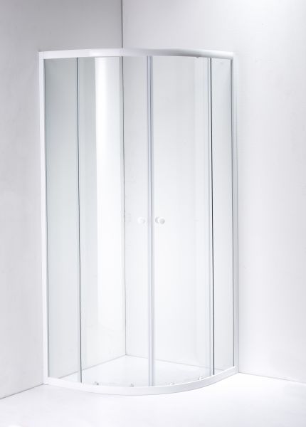 BIANCA ΚΑΜΠΙΝΑ ΗΜΙΚ/ΚΗ 80*80 ΛΕΥΚΗ ΓΥΑΛΙ ΔΙΑΦΑΝΕΣ 5 mm ΣΧΕΤΗ