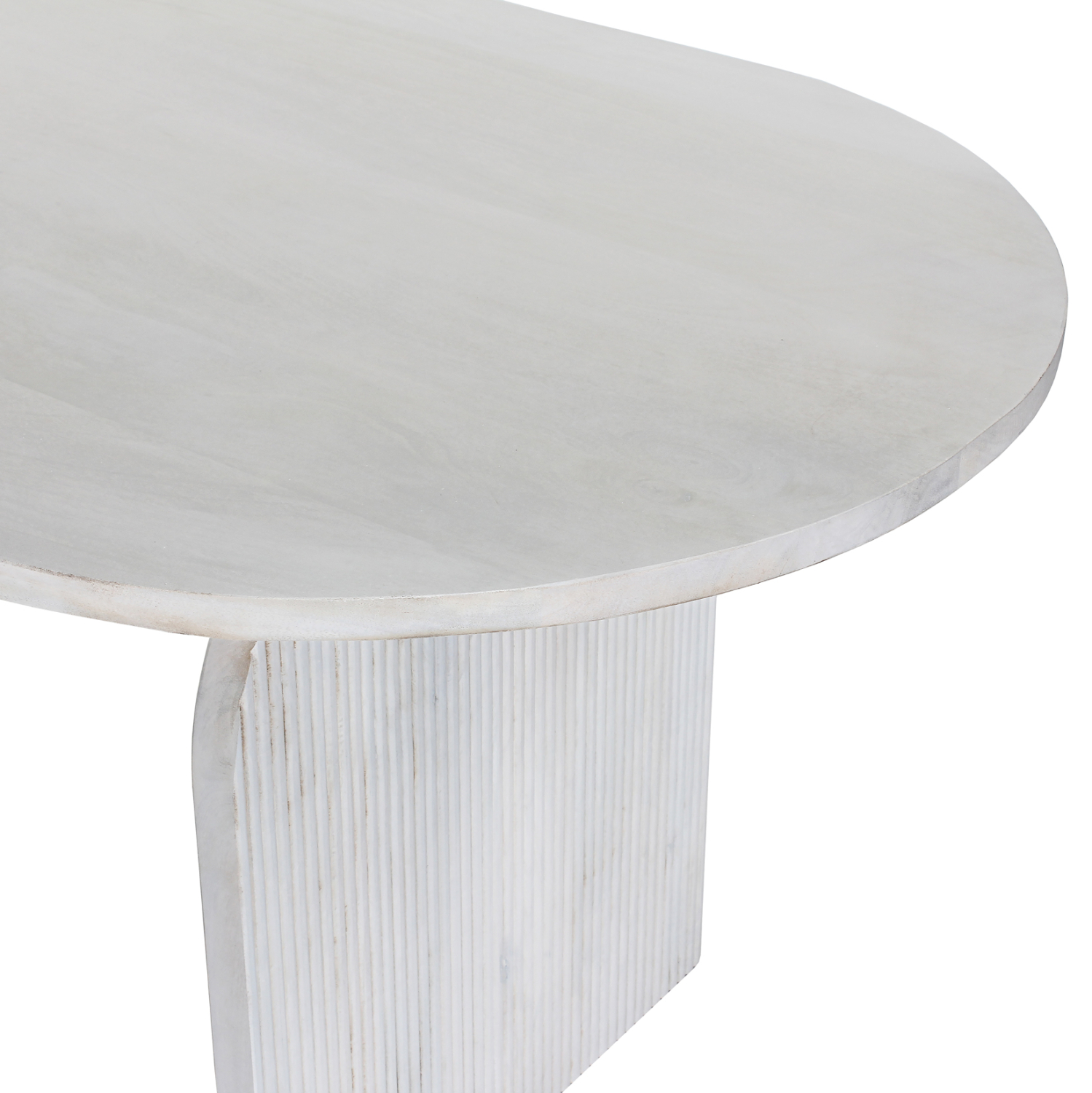 ΤΡΑΠΕΖΙ ΤΡΑΠΕΖΑΡΙΑΣ ΟΒΑΛ ΗΟΝΚΥ HM9690 ΜΑΣΙΦ ΞΥΛΟ MANGO ΣΕ ΛΕΥΚΟ 180,5x90,5x76Υεκ.