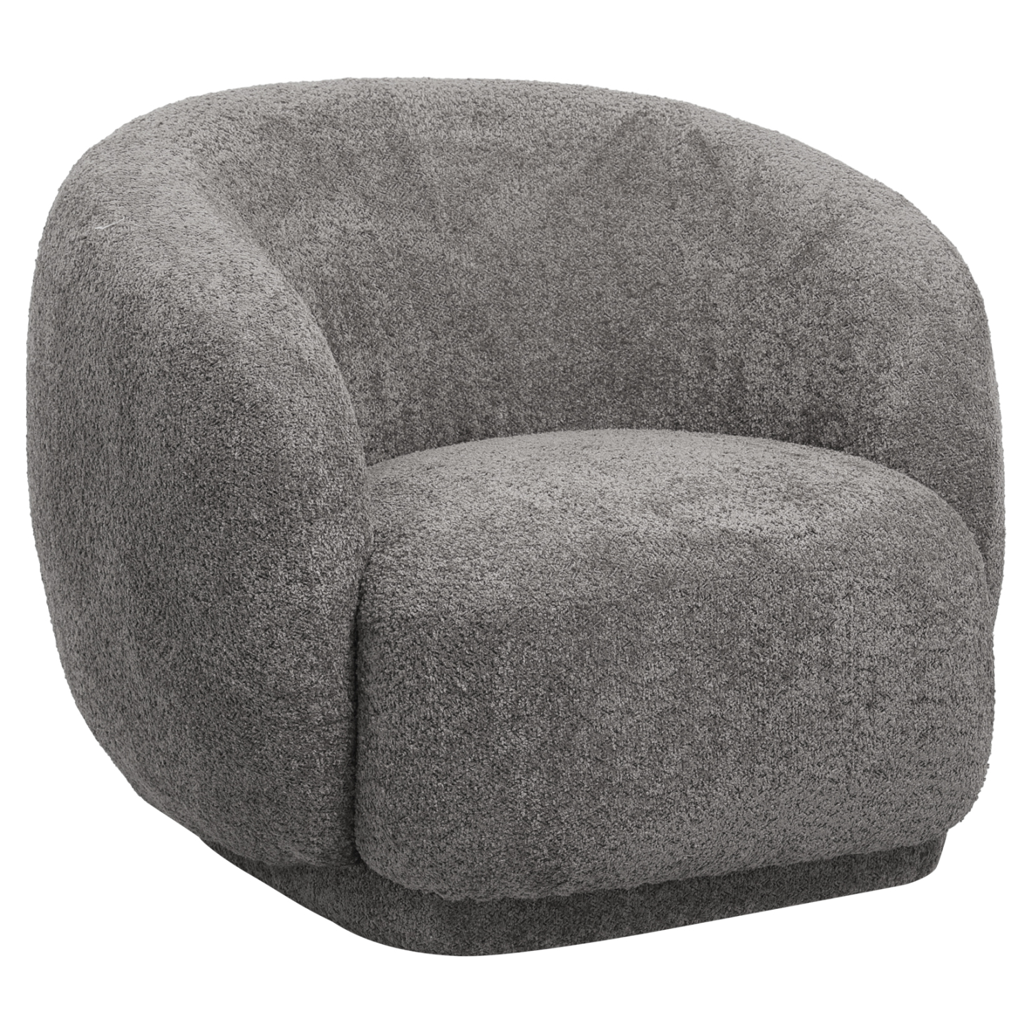 ΠΟΛΥΘΡΟΝΑ KARPEN HM9600.01 ΓΚΡΙ ΜΠΟΥΚΛΕ ΥΦΑΣΜΑ 93x87x78Υ εκ.