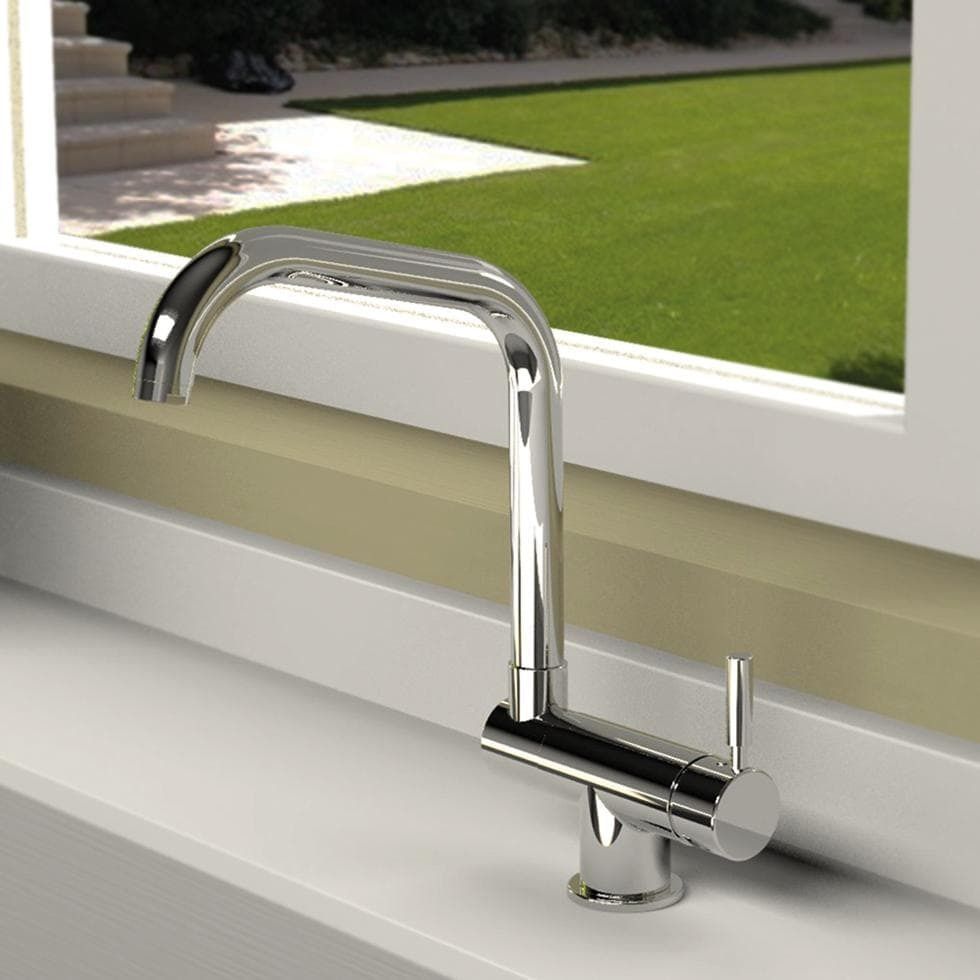 Eurorama Design 13700-100 Μπαταρία Κουζίνας Χρωμέ Mε Περιστρεφόμενο/Ανακλινόμενο Ρουξούνι