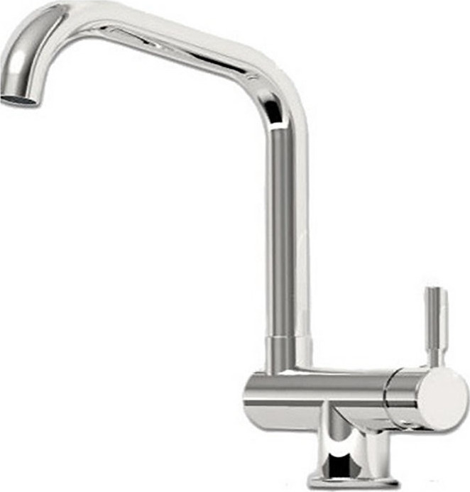 Eurorama Design 13700-100 Μπαταρία Κουζίνας Χρωμέ Mε Περιστρεφόμενο/Ανακλινόμενο Ρουξούνι